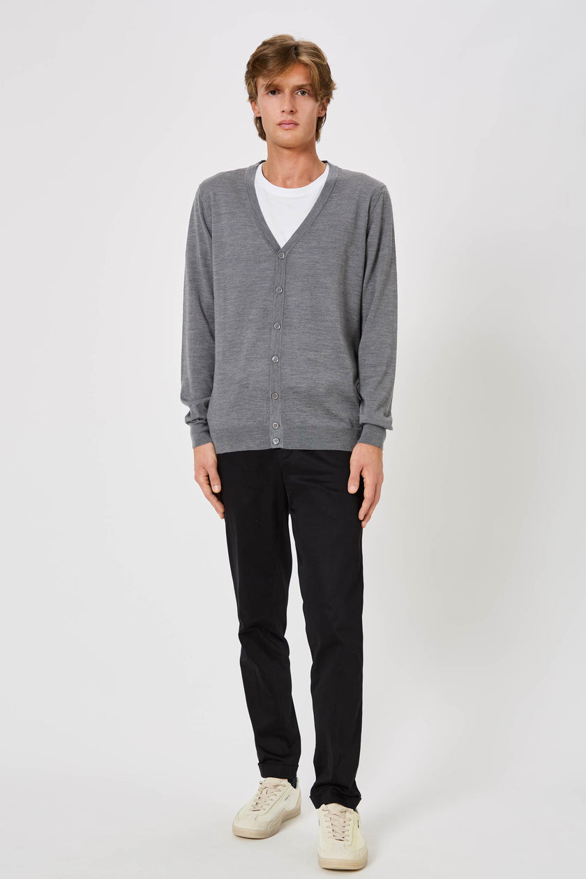 Man Buttoned Cardigan