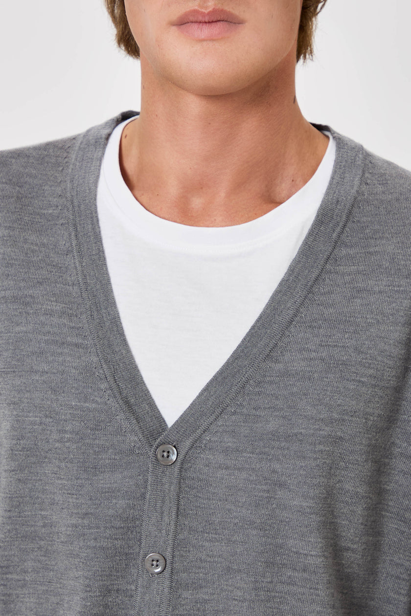 Man Buttoned Cardigan