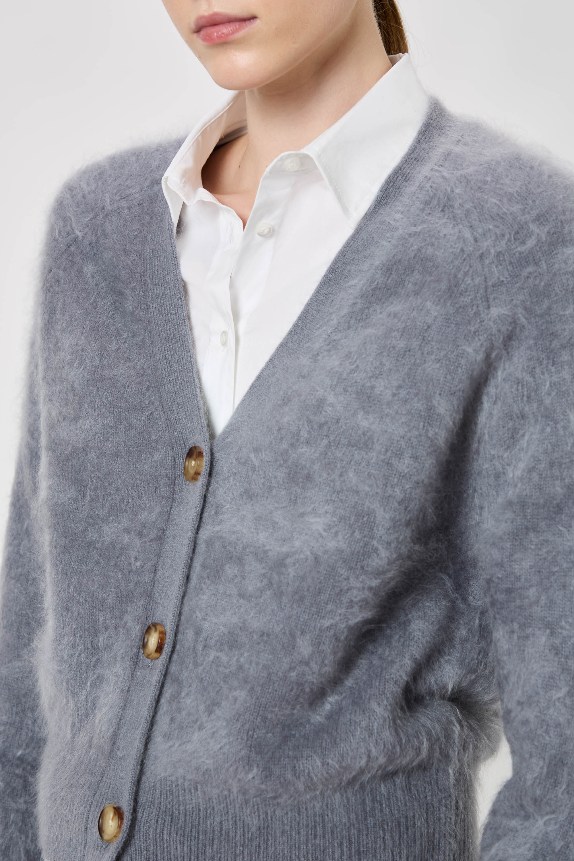 Woman Buttoned Cardigan