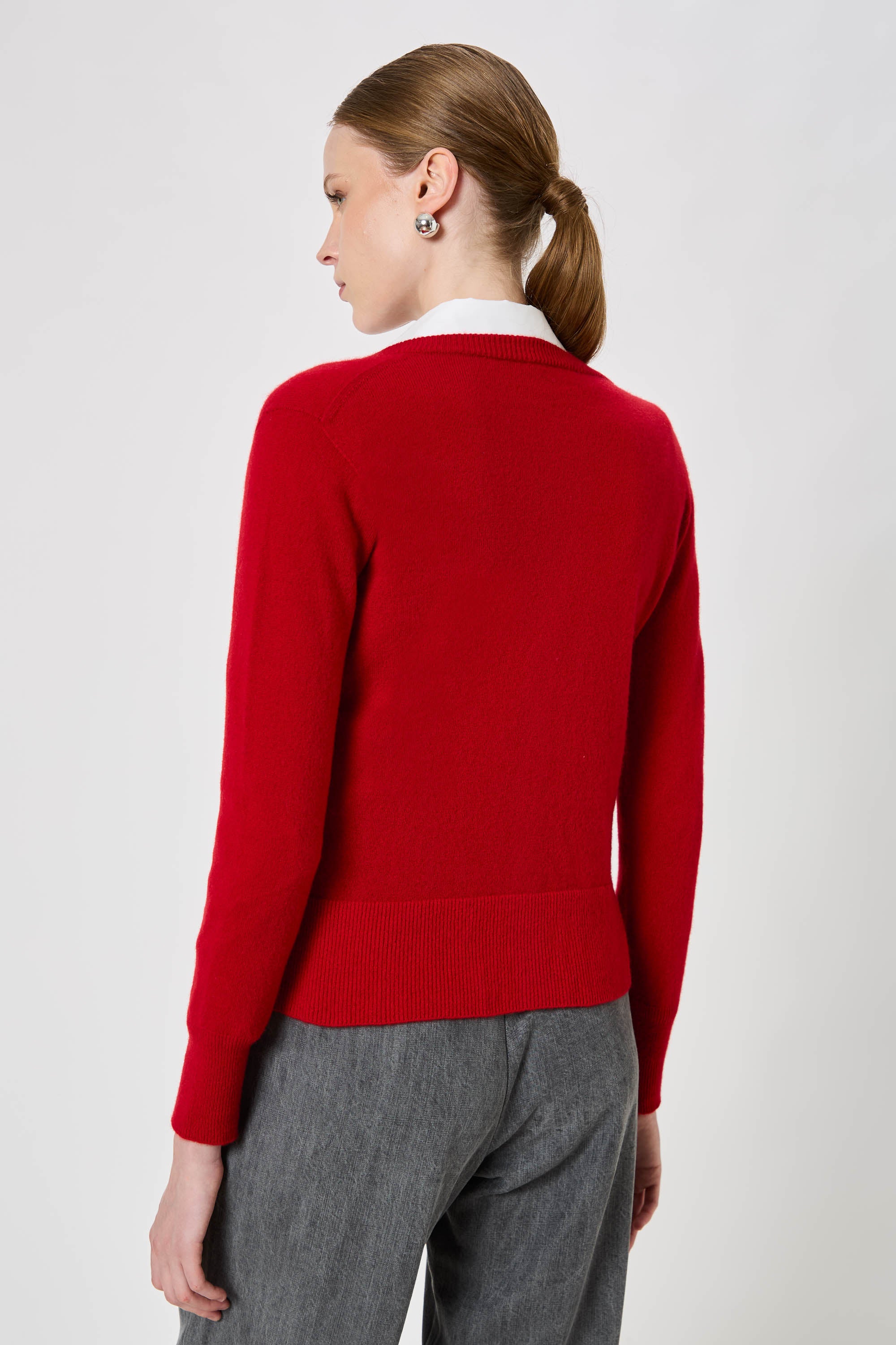 Woman Buttoned Cardigan