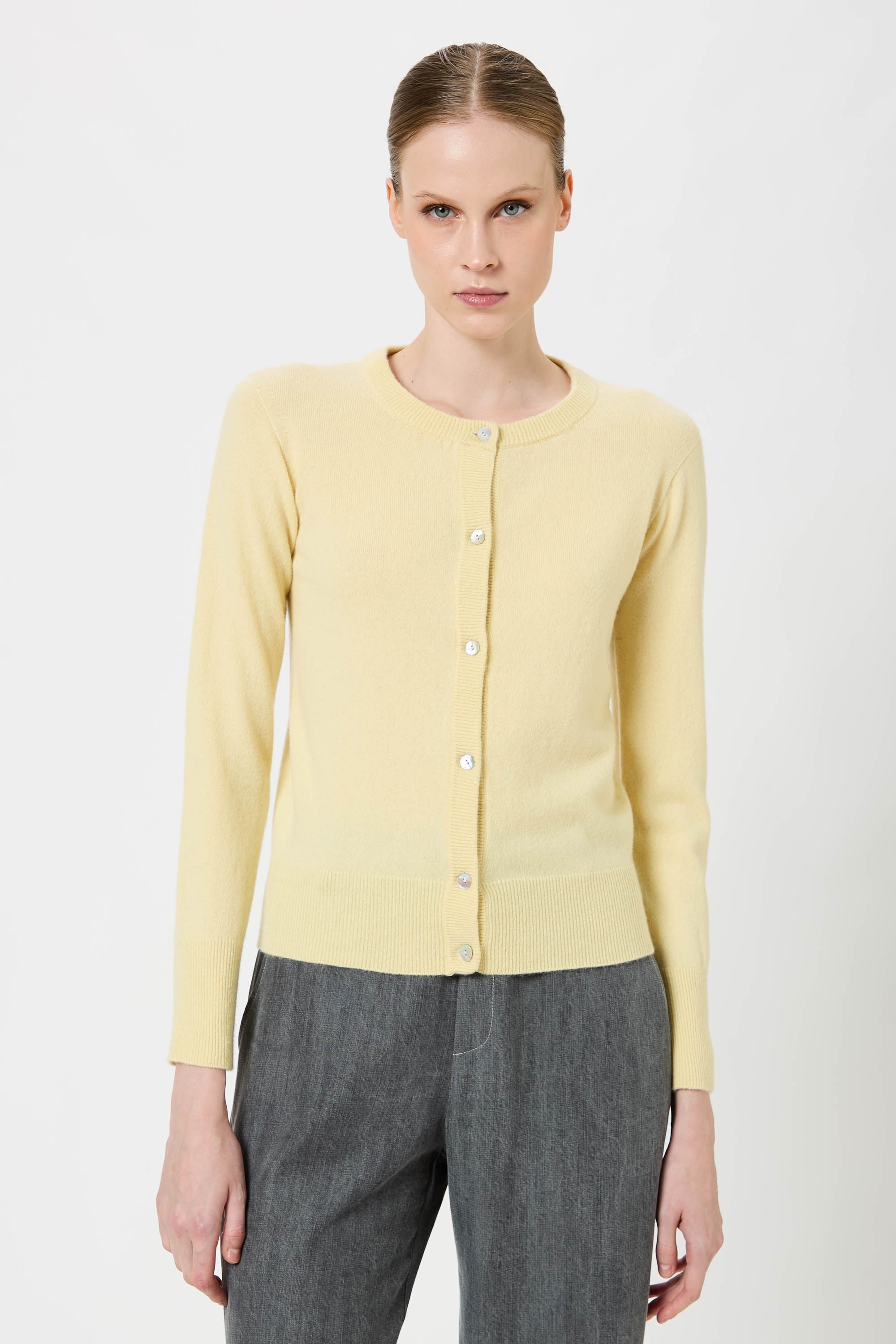 Woman Buttoned Cardigan