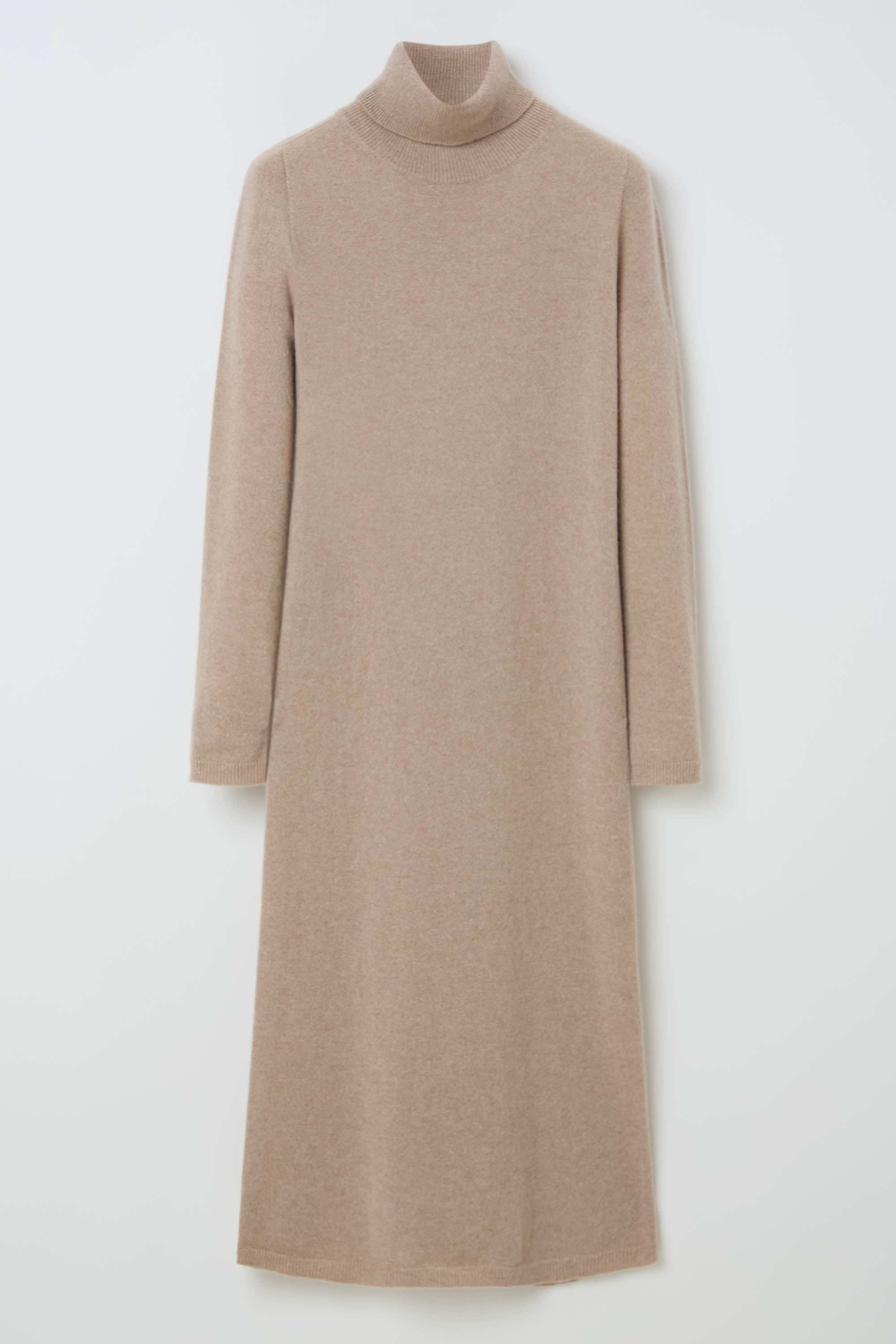 Turtleneck Long Woman Dress