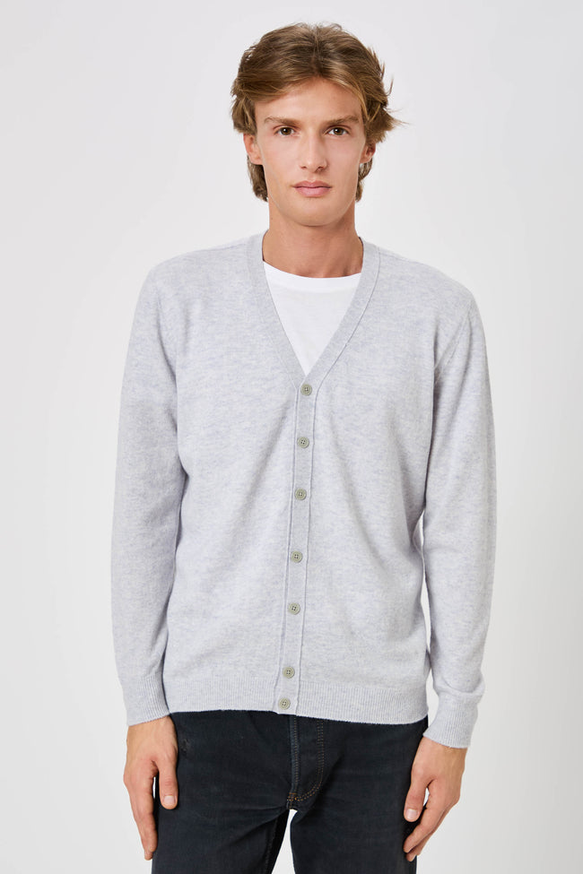 Cardigan con Bottoni Uomo