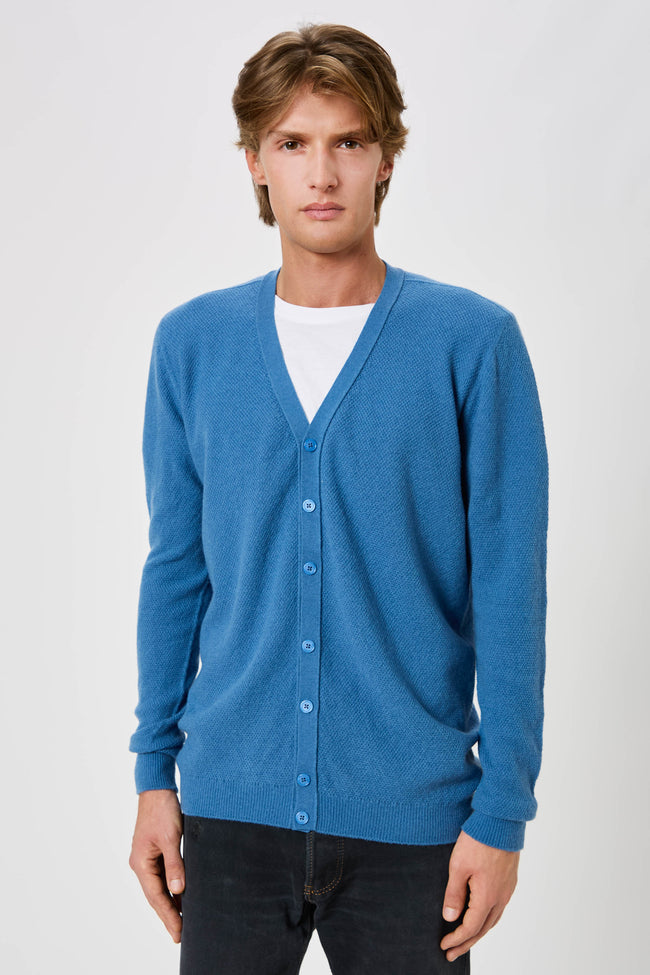 Cardigan con Bottoni Uomo