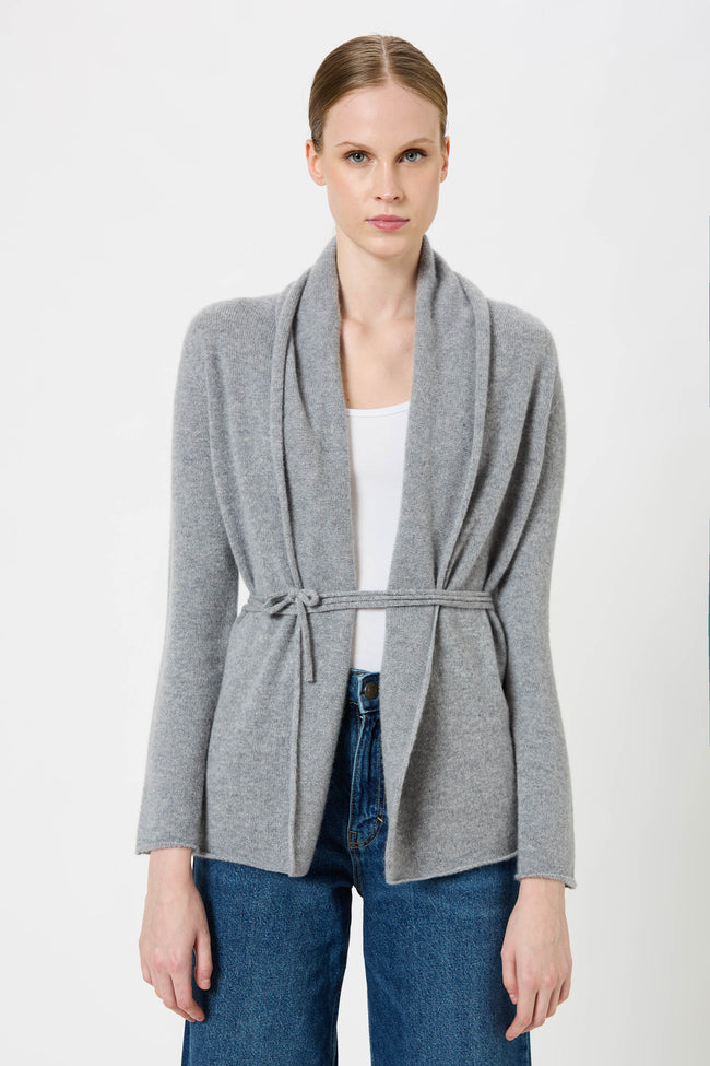 Cardigan Con Intreccio Donna